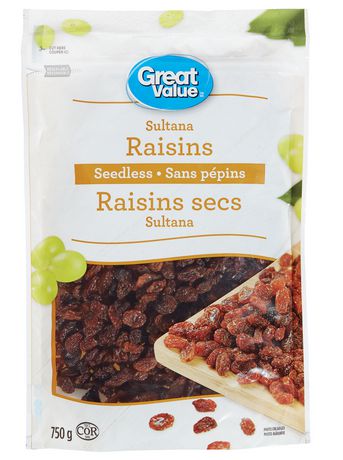 Great Value Sultana Raisins Seedless 