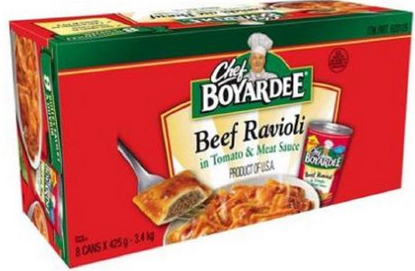 Chef Boyardee Beef Ravioli Full 8 Can Case