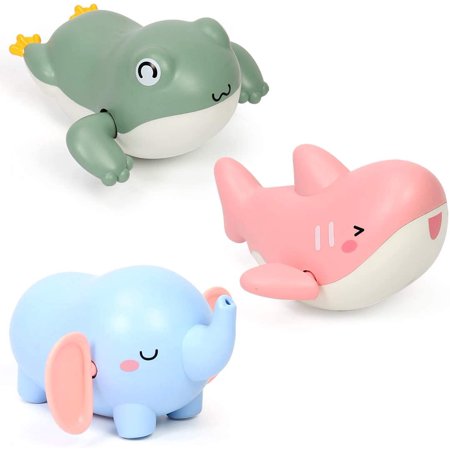 3 Pcs Baby Bath Time Fun Rubber Water Squirties   Animal Sea Party  Bath Squirt Toys Sale 4742