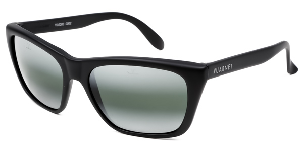 Vuarnet VL0006 VINTAGE 0002 1136 Men's Sunglasses Black Size 58