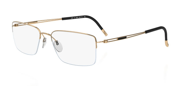 Silhouette Rimless TNG Titan Next Generation Nylor 5278 Titanium Eyeglasses, 6051 Gold