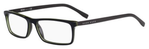 BOSS BOSS 0765 QHU, Including Lenses, RECTANGLE Glasses, MALE