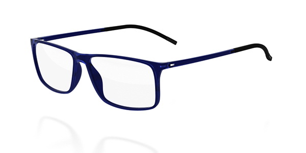 Eyeglasses Silhouette SPX Illusion Full Rim 2892 6051 Blue 56/15/145 3 Piece Frame Chassis