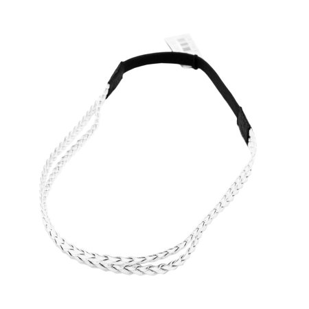 Caravan 2 Silver Braid Stretch Headband Model No. 3252