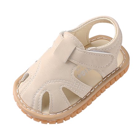 Relanfenk Baby Shoes Girls Boys Roman Sandals First Walkers Soft Sole Shoes