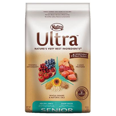 Nutro Ultra Senior High Protein Natural Dry Dog Food - Chicken, Lamb & Salmon (4.5 Lb)