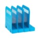 Avery Standard Range 1136 Modular Interlocking Book Rack with 4 Sections (Blue)