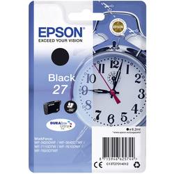 OEM Epson C13T27014012 (27) Ink Cartridge Black 350 Pages 6.2ml