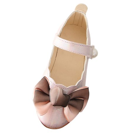 Relanfenk Baby Girl Shoes Children Kids Girls Bowknot Weave Dance Single Princess Shoes