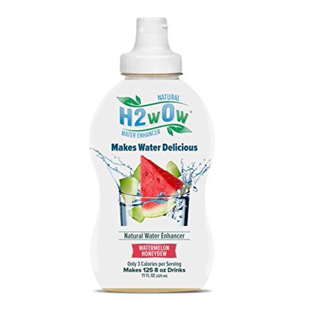 H2wOw Water Drops ORGANIC & Natural of Real Fruit Hint of Organic Makes Delicious Watermelon Flavored Oz/125 Servings