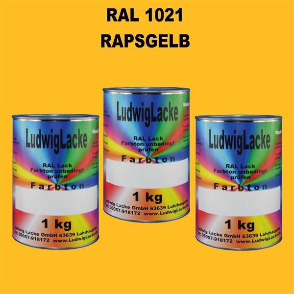 RAL 1021 3 Kg Autolack