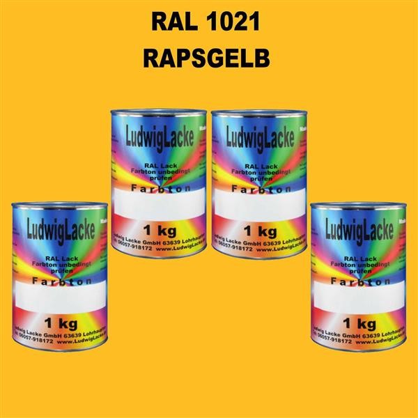 RAL 1021 4 Kg Autolack