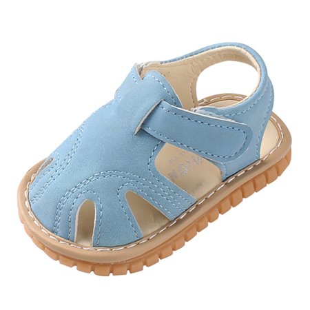 Relanfenk Baby Shoes Girls Boys Roman Sandals First Walkers Soft Sole Shoes