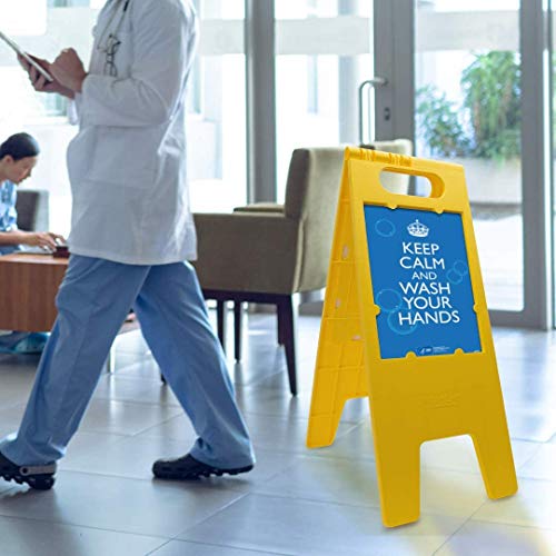 Headline Sign - Customizable Tent Floor Signs, Black, 3-Pack (5513) thumbnail