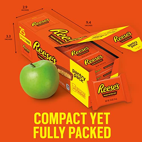 Reese S Milk Chocolate Snack Size Peanut Butter Cups Candy  Pantry Pack 13.75 Oz  25 Pieces thumbnail