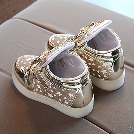 Relanfenk Baby Shoes Toddler Fashion Sneakers Star Luminous Child Casual Colorful Light Shoes
