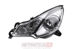 JOHNS 23 08 09-2 Headlights Left, H1, with Motor for Headlamp Levelling