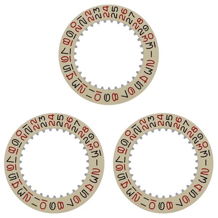 3 Date Disc for Rolex Submariner 5513 1601 Gmt 1680 1665 Champagne/red/black