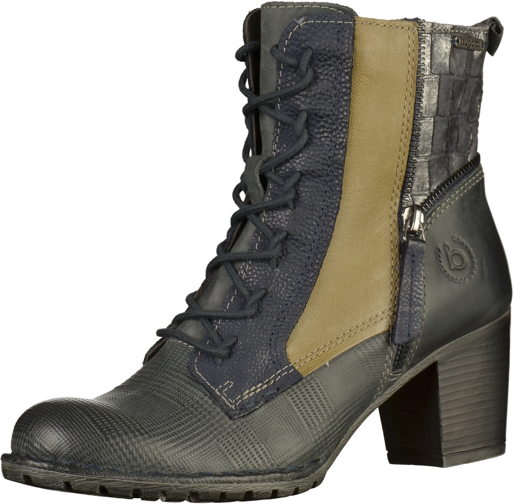 Bugatti Cathy Evo Damen Stiefeletten Stiefel Boots 411-33333-1219 4081 Blau NEU