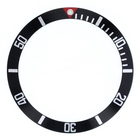 Bezel Insert for Rolex Submariner Red Triangle Acrylic Pearl 5513 James Bond