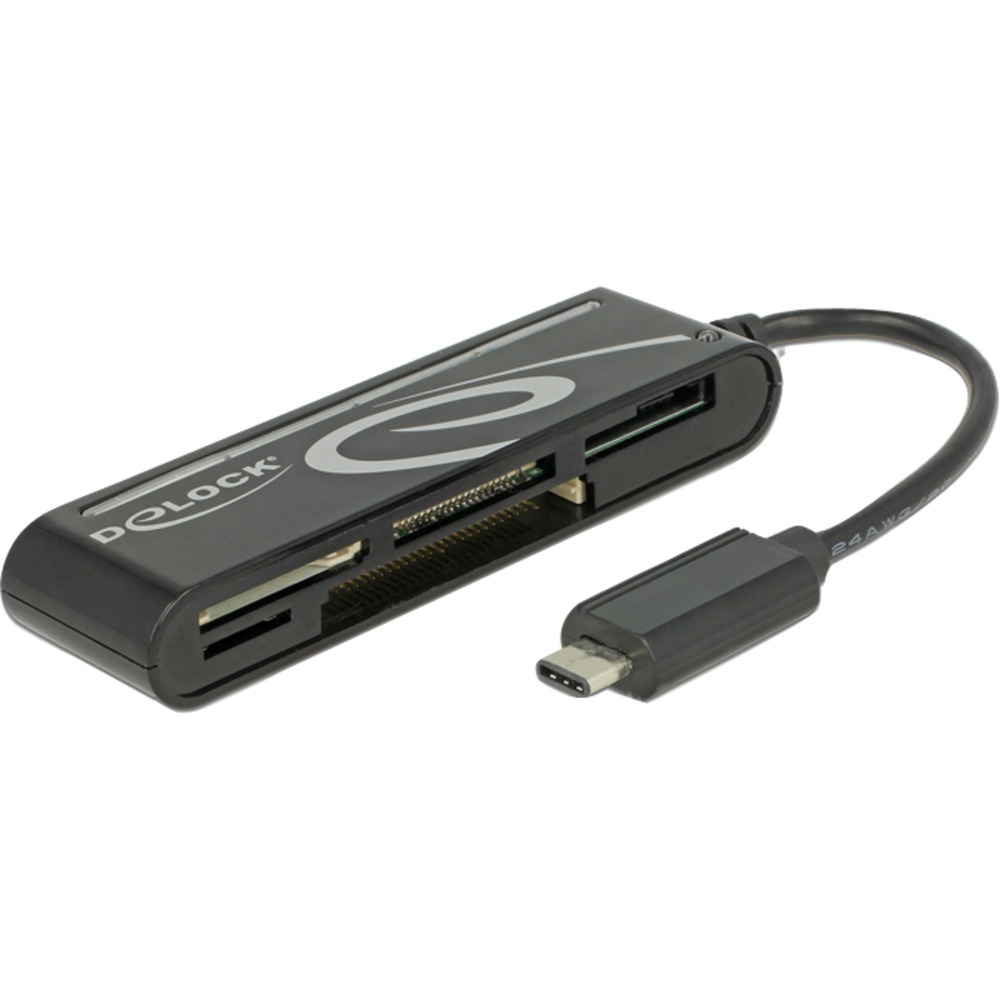 DeLOCK 91739 Card Reader USB 2.0 Black