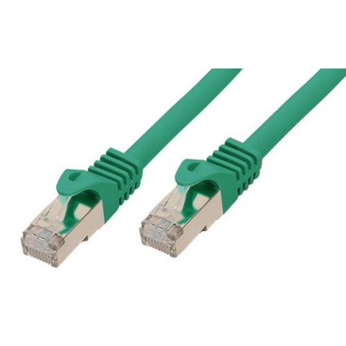Good Connections - Patch-Kabel - RJ-45 (M) - RJ-45 (M) - 7.5 M - SFTP, PiMF -Cat.7 Rohkabel - Halogenfrei(LSOH), Mit Rastnasenschutz - Grün