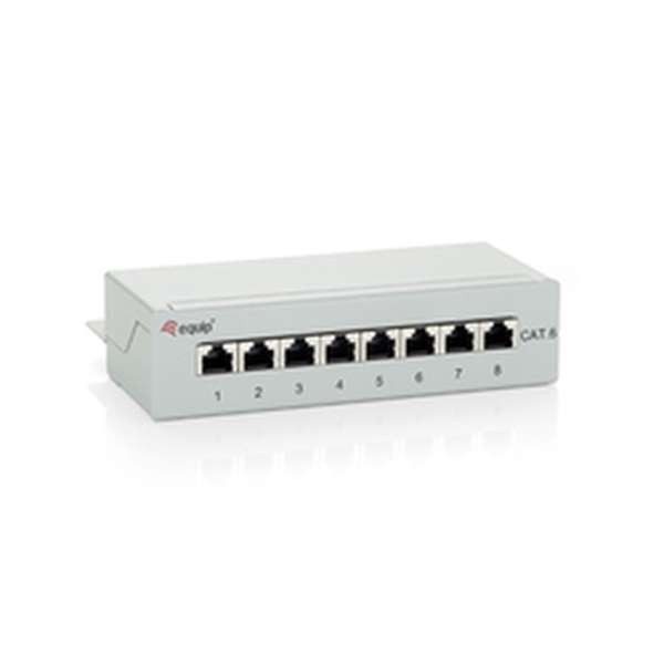 Equip - Patch Panel - Hellgrau, RAL 7035 - 8 Ports (227368)