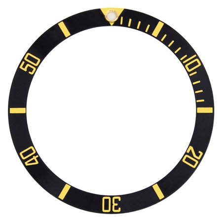 Bezel Insert Aluminum for Older Rolex Submariner 5508 5512 5513 1680 Gold Font