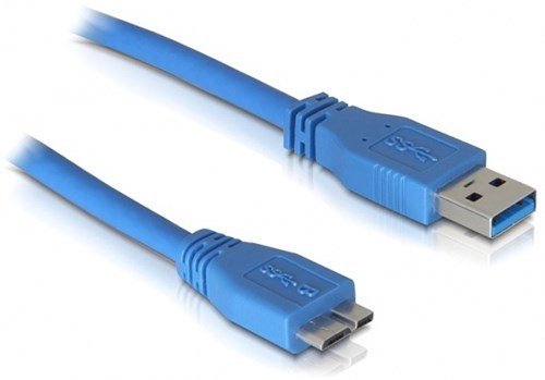 DeLOCK Micro USB 3.0 - 2M USB Cable USB a Blue