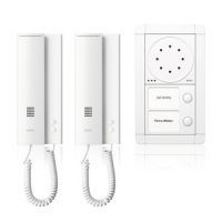 Ritto by Schneider 3117931 Porttelefon Sladd Komplett-set 2 Familjshus Vit