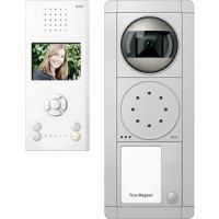 Ritto Rge1892320 Portier Video-Set Freisprechstelle 1 WE, Silber/weiB