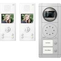 Ritto Rge1892420 Portier Video-Set Freisprechstelle 2 WE, Silber/weiB