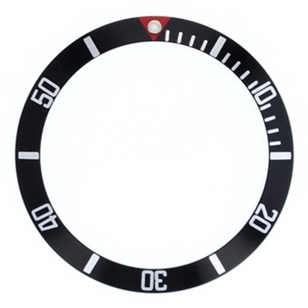 Bezel Insert for Rolex Submariner 5512 5513 W/ Red Triangle Pearl Plastic Model