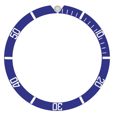 Bezel Insert for Rolex Submariner 5508 5512 5513 5517 1680 Watch Blue