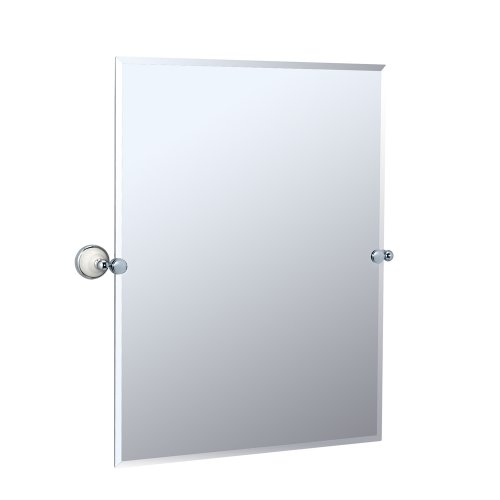 Franciscan, Frameless Rectangle Mirror, Chrome
