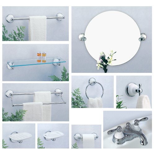 Franciscan, Frameless Rectangle Mirror, Chrome thumbnail