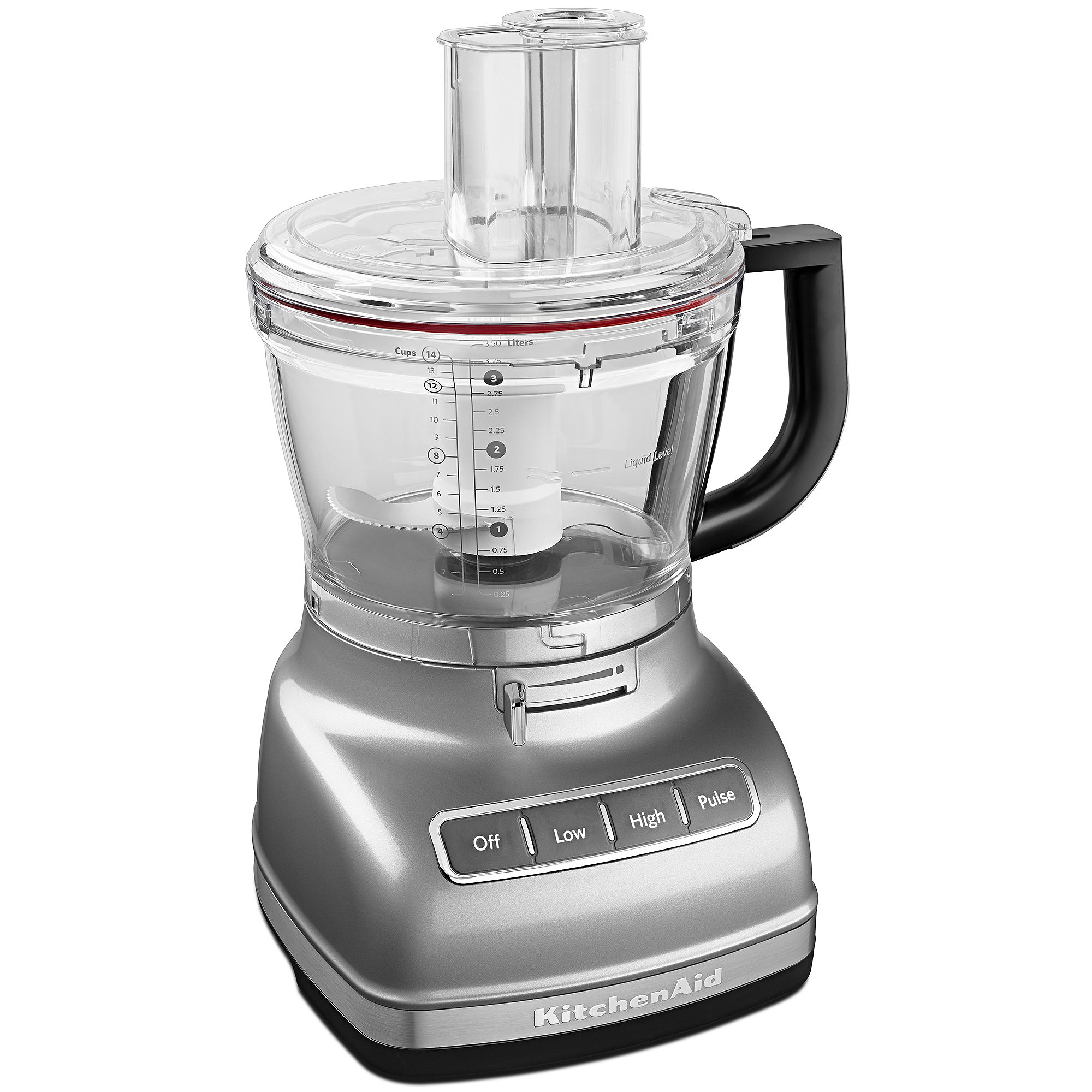 KitchenAid 14-Cup Food Processor W/ Commercial-Style Dicing Kit in Silver, KFP1466CU