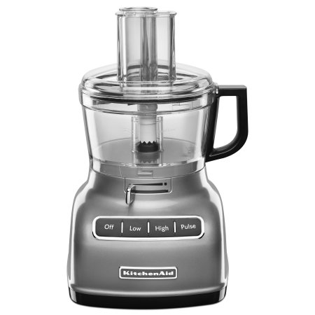KitchenAid 7-Cup Food Processor W/ Exactslice System in Silver, KFP0722CU