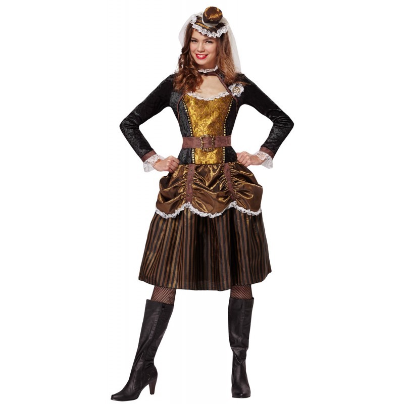 Steampunk Girl (s) - Aristocrat Costume -  Steampunk Aristocrat Costume