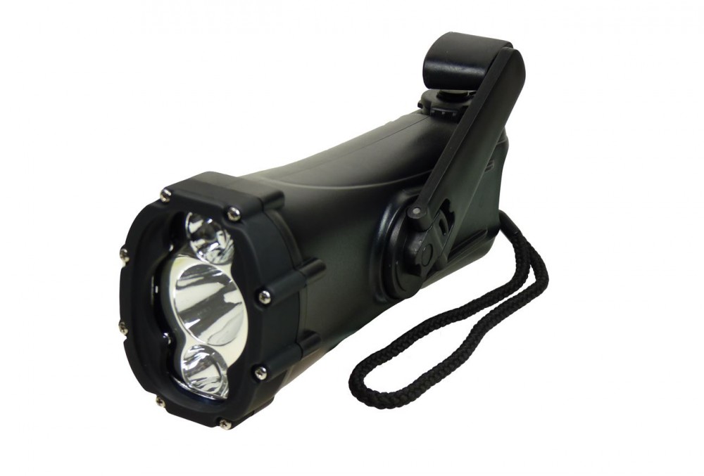 Flashlight LED Shark 17 X 7 X 5.5 Cm Black
