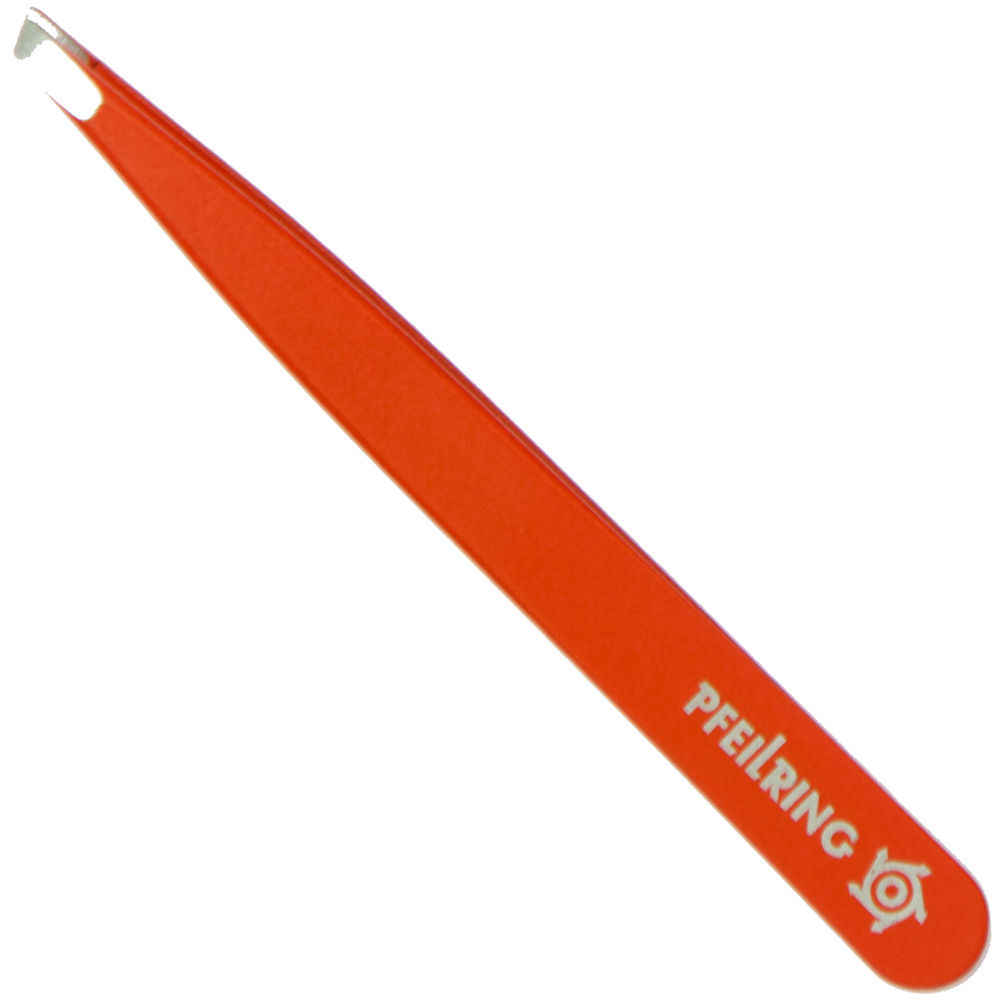 Pfeilring Pinzette Schräg Rostfrei Inox Orange [45988]