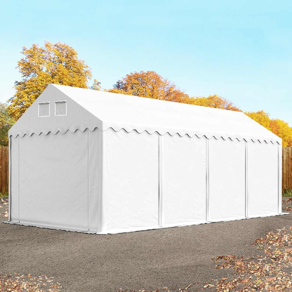 Lagerzelt 3x8m PVC WeiB Unterstand, Lager