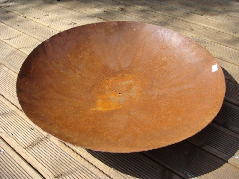 Schale Rost, Feuerschale, Pflanzschale, Edelrost, Aus Metall, Deko Ca. 54cm Durchm.