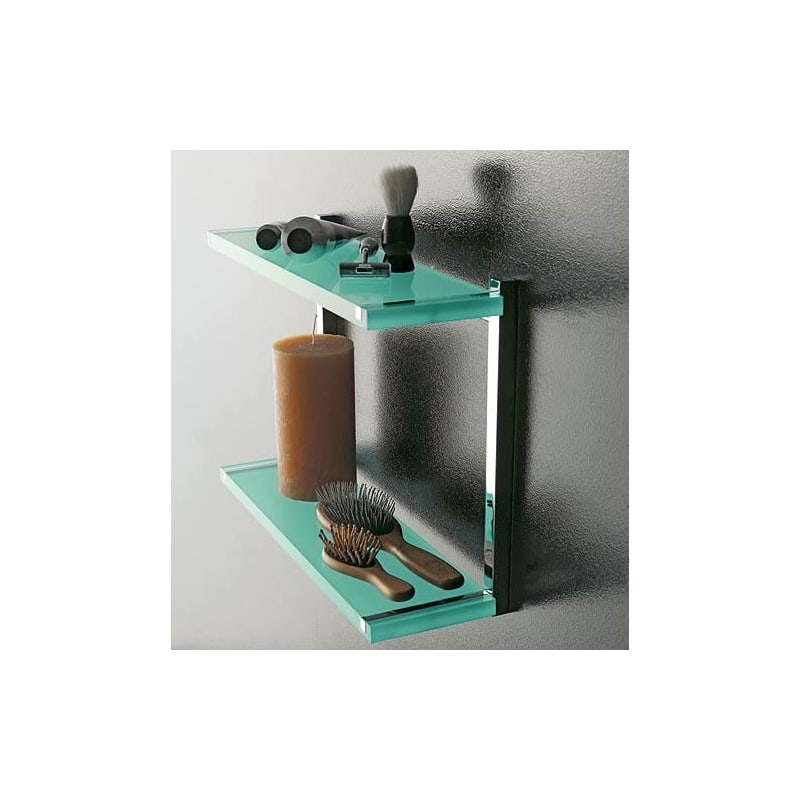 Nameeks 4542 Toscanaluce Glass Bathroom Shelf Green