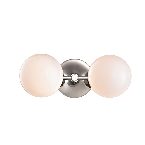 Hudson Valley Lighting 4742 Fleming 2 Light 13  Wide LED Bathroom Vanity Light - Nickel