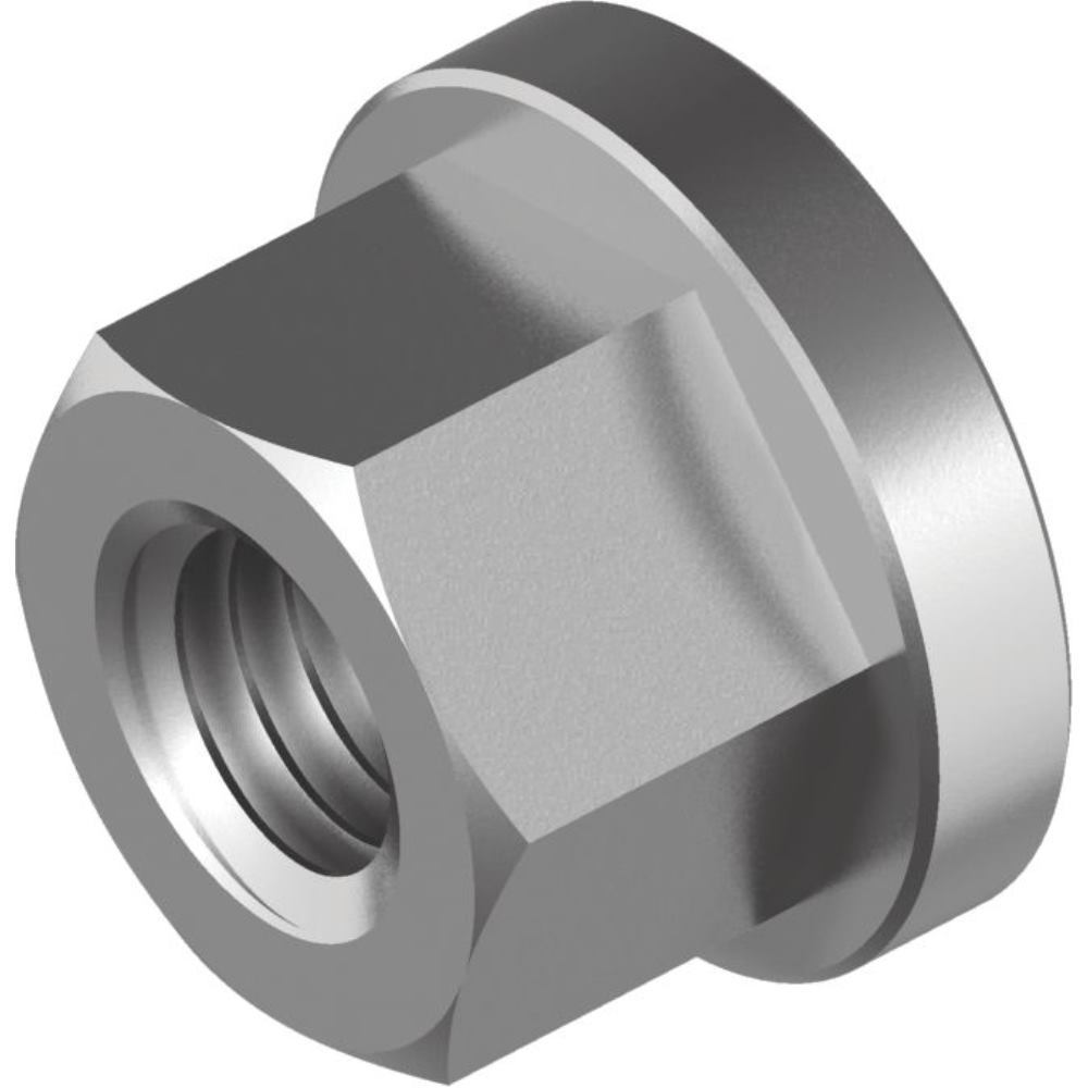 Sechskantmuttern M. Bund DIN 6331 - Edelstahl A2 Höhe 1,5xd M20 Vpe: 25