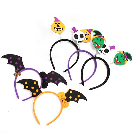 COOLL Cute Pumpkin Shape Hair Band Creative Elastic Plastic Festive Headband for Party  Color#7681