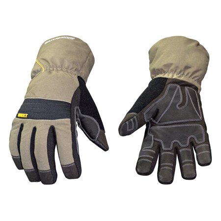 Youngstown Glove 11-3460-60-L Waterproof Winter XT 200 Gram Thinsulate Waterproof Glove  Gray and Black  Large  Brown Waterproof XLarge Ground Large L