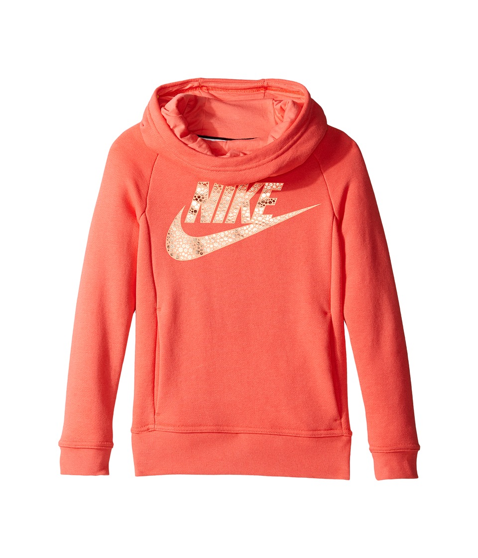 Nike G NSW MDRN HDY OTH GX SNL, 10 | MODZI ATLECI | DZIEWCZTA | BLUZKA Z KAPTUREM I DUGIM RKAWEM | EMBER GLOW | Z