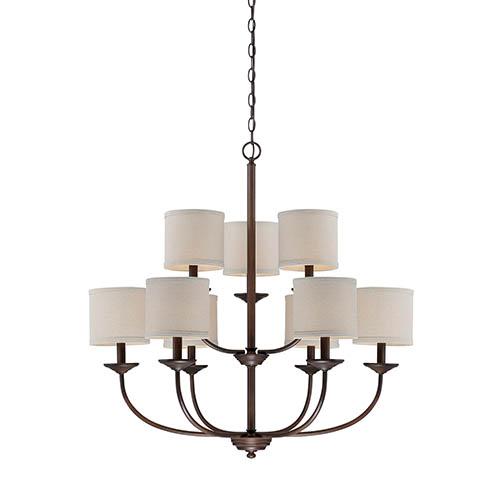 Millennium Lighting Jackson 29 Inch 9 Light Chandelier Jackson - 3119-RBZ - Modern Contemporary